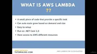 AWS lambda for .NET C# developers - learn C#