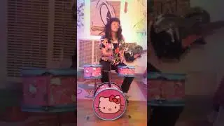 Hottest Hello kitty drummer alive