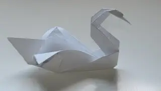 Origami Swan Easy Instructions. (Full HD)