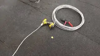 Как выпрямить алюминиевую " катанку " для громоотвода.