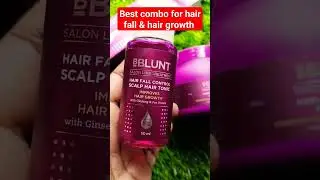hair growth serum| hair fall serum | bblunt anti hair fall mask | #hairfall #hairgrowth