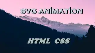 SVG ANİMATİON | HTML5 + CSS3 | Web Tasarım |
