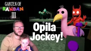 Riding OPILA BIRD Like a Chicken Jockey? ESCAPING Devil Banban and Stinger Flynn! Garten Of Banban 3