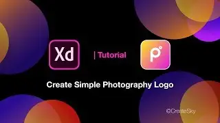 How To Create Simple Photography Logo In Adobe XD
