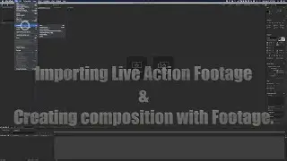 After Effects Import Live Action Footage   Beginners