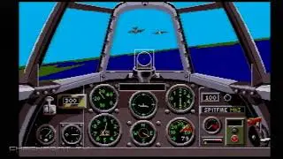 Their Finest Hour Battle of Britain - LucasArts Flight Classic Sim - Amiga Gameplay 50 FPS