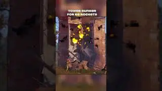 TOWER BUNKER for 60 ROCKETS - rust base design