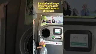 🤑 DANİMARKA’DA PARA KAZANDIRAN PLASTİK ŞİŞE GERİ DÖNÜŞÜM MAKİNESİ #shorts