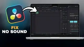 How To Fix NO SOUND In Davinci Resolve in SECONDS!