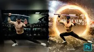 Мстители: Финал. Обработка фото в Photoshop. Speed Art.