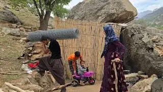 In the mountain caves with the Ali family, investigating the way and custom of nomadic life