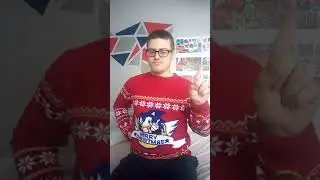 Me In My Sonic Christmas Jumper