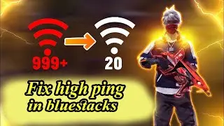 fix high ping in Bluestacks  bluestacks Bluestacks 5 free fire high ping problem bangla
