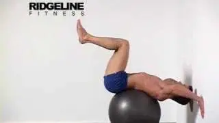 21 Swiss Ball Reverse Crunch