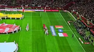 POLAND-PORTUGAL NATIONAL ANTHEMS - 2024 NATIONS LEAGUE