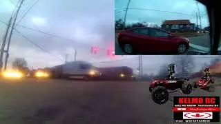 Traxxas 1/16th EREVO 2s 3mile trip in street taffic