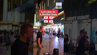 Soulful Song At Liberty Square #shorts #tbilisi #travel #ritzyventurez