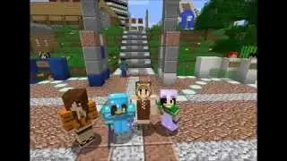 Crazy Cubeville  - Mooshrooms and Pillow Fights!