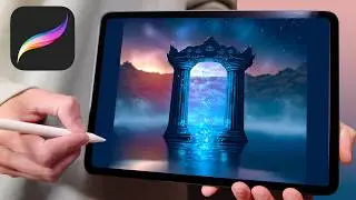 Procreate tutorial - Magical monument 194