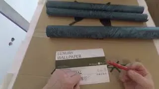 Tapetowanie ścian... Triki i lifehacki . Tapeta z wzorem.