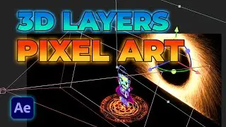 3D layers using 2D pixel art