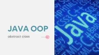 Java OOP - Abstract Class