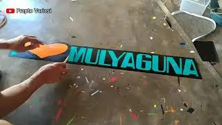 cutting sticker manual || sticker cutting