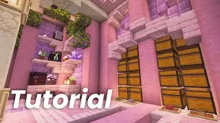 Minecraft Cherry Blossom Underground Storage Tutorial