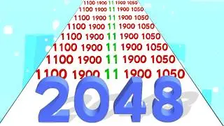 NUMBER RUN 2048 - Helix Number 3D New Satisfying Game (Number Master)