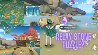 Higi Village Hidden Chest - Relay Stone Puzzle - Genshin Impact Inazuma