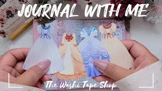 ASMR Journaling | Modern Paper Doll Theme ft 