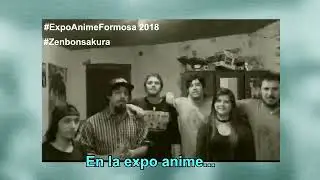 Invitación de la banda de covers "Senbonzakura" para la Expo Anime Formosa 2018