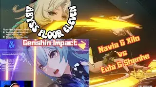 Genshin Impact Spiral Abyss Floor 11 with Navia and Eula
