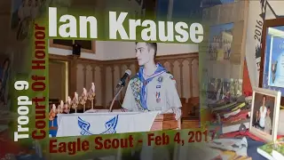 Troop 9 - Eagle Scout COH - Ian Krause