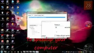 how to change windows 7 settings : speed-up your computer and the startup settings