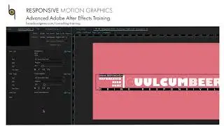 Advanced After Effects Training - Develop Advanced Intelligent Design Asset (IDA)