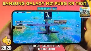 Samsung Galaxy M21 Pubg Kr Test High Graphics Settings After All Update|samsung galaxy m21 pubg test