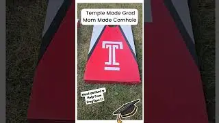 Temple U Cornhole and Frog Tape #templeuniversity #frogtape #cornhole