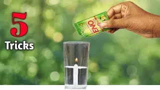 5 Amazing Candle Tricks || Science Experiments with Candle 🕯