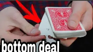 Dealing Bottom Cards Training Bottom Deal Cheating