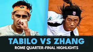 Alejandro Tabilo vs Zhizhen Zhang Highlights | Rome 2024
