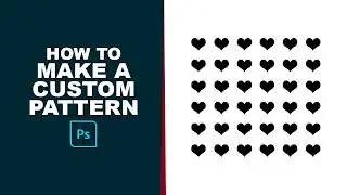 How to make a custom pattern brush in Photoshop