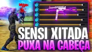 SENSI XITADA !!! ⚙️ QUALQUER CELULAR 🔥 A MELHOR SENSIBILIDADE PARA SUBIR CAPA NO FREE FIRE!