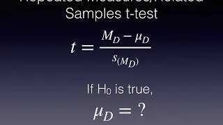 3530 Repeated Measures Related Samples t-test