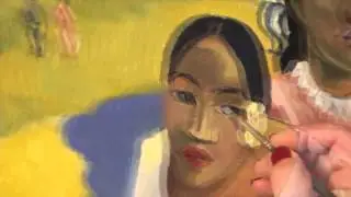 Лада Сахарова. Копия картины Поля Гогена.