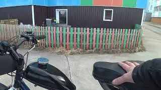 Мотовелосипед Samger a100 запуск после зимы в 2К