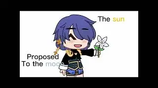 The sun proposed to the moon trend