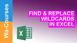 Using Find and Replace and Wildcards in Excel