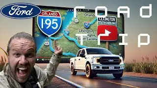 Leaving Orlando Florida driving to South Carolina in a ford F150 the American dream 🇺🇸