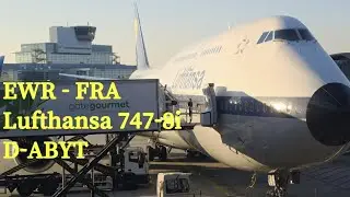 Lufthansa 747-8i, D-ABYT, Upper Deck, Flight from EWR - FRA. With Samo!